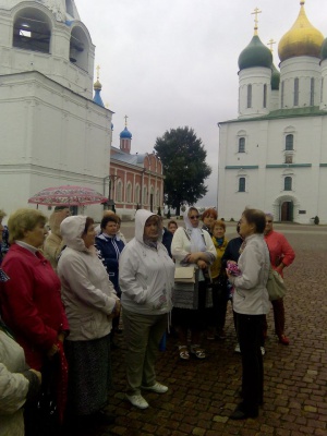 Ветераны и пенсионеры поселения Сосенское побывали на экскурсии в Коломне